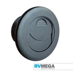 RV MEGA Air Heater Outlet Closable, Rotatable, Black