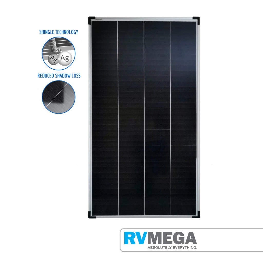 RV MEGA SHINGLED PERC MONO - 195W SOLAR PV PANEL 24V Essential Items 3 RV MEGA SHINGLED PERC MONO - 195W SOLAR PV PANEL 24V Essential Items