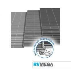 RV MEGA SHINGLED PERC MONO - 195W SOLAR PV PANEL 24V Essential Items