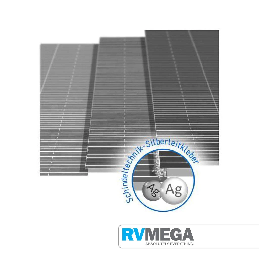 RV MEGA SHINGLED PERC MONO - 195W SOLAR PV PANEL 24V Essential Items 4 RV MEGA SHINGLED PERC MONO - 195W SOLAR PV PANEL 24V Essential Items