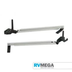 RV MEGA Windows, Stays, Blinds & Spare Parts UK Auto Stay Black End Perma Fix 300mm PP2500