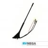 Audio, Visual & Satellite Majestic TV/FM Antenna With Built In Booster For Vehicles