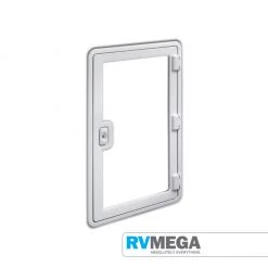 DOMETIC SK4 Locker Door Frame 375 X 305mm Cut Out With Lock & Keys Renovation & New Build Hardware