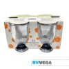 FLAMEFIELD Juice Glasses 4pk - Smoked Grey Cooking & Dining