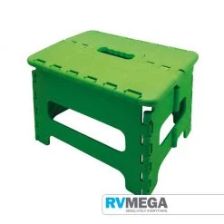 RV MEGA Folding Green Plastic Step (UK) Accessories