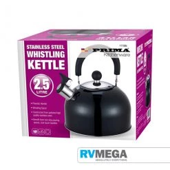 RV MEGA Whistling Kettle 2.5 Ltr - Black