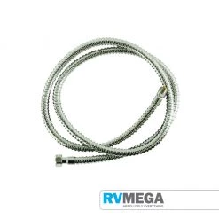 RV MEGA Chrome Shower Hose 1.5m Bedroom, Bathroom & Laundry