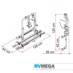 Fiamma 200 DJ Bike Rack For Sprinter & Crafter After June 2006