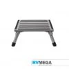 RV MEGA Aluminium Folding Step W/Non-Skid Strip