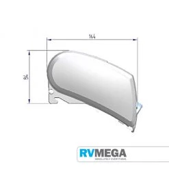 Thule Omnistor 6300 3.75 Metre Roof Mounted Awning Mystic Grey Awnings & Covers