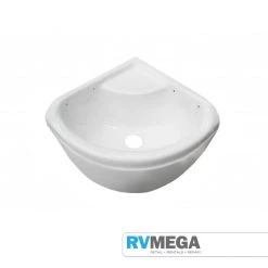 RV MEGA Mini Corner Basin Camec Acrylic Plumbing & Water