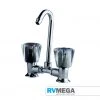 RV MEGA 2 Tap Mixer With Folding Spout