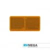 Narva Reflector Rectangle Amber 44 X 94mm - 2 Pce Electrical & Lighting
