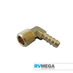 RV MEGA Brass Male Elbow 8mm Tube To 1/8 In BSPT Gas Equipment