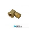 RV MEGA Brass Elbow 1/4" Female X 1/4" Male