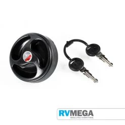 CAMEC Wasser Filler Cap & Key Black Plumbing & Water