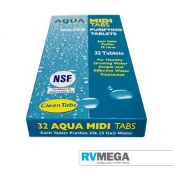 RV MEGA Aqua Clean Midi Tabs (32) Bedroom, Bathroom & Laundry