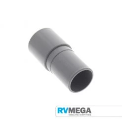 RV MEGA UK Push Fit Reducer For Waste Hose To 28mm Grey Pipe