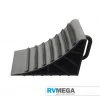 RV MEGA Wheel Chock With Handle - Black Towing, Moving, Security & Safety