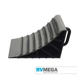 RV MEGA Wheel Chock With Handle - Black Towing, Moving, Security & Safety
