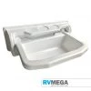 RV MEGA Tip Up Fold Down Basin