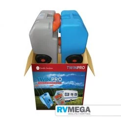 CRUSADER UK Caravan Parts TwinPRO Fresh & Waste Water Carriers Set 25ltr