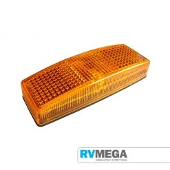 RV MEGA Snap Fit Side Marker Lamp (Amber) Electrical & Lighting