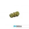 RV MEGA Brass Compression Reducing Union 3/8" X 5/16"