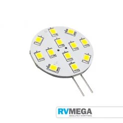 RV MEGA Electrical & Lighting G4 Lamp - 12 LED Cool White Side Pin