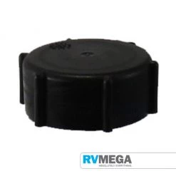 RV MEGA Plumbing & Water Black Cap For 25 Ltr Fresh Water Tank