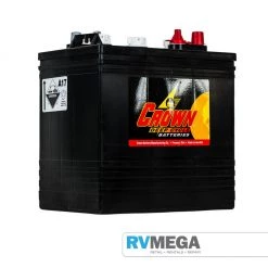 CROWN Electrical & Lighting Trojan Silver Line 6 Volt 215 Amp Hour Battery