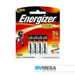 Energizer Battery AAA 4 Pack Electrical & Lighting