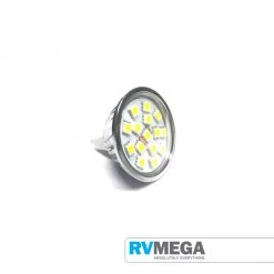 RV MEGA Electrical & Lighting MR16 15 LED Cool White - Halogen Replacement