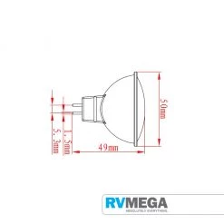 RV MEGA MR16 15 LED Warm White - Halogen Replacement Electrical & Lighting