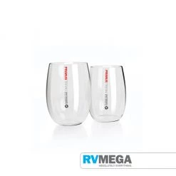 RV MEGA Tritan Wine Glass Stemless 2 Pack