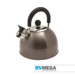 KIWI CAMPING Kiwi 2.5 Litre Whistling Kettle -Graphite
