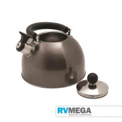 KIWI CAMPING Kiwi 2.5 Litre Whistling Kettle -Graphite