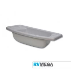 RV MEGA White Acrylic Oblong Hand Basin