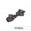 Narva 13 Pin Euro Round Car Socket To 7 Pin Flat Trailer Plug