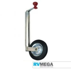 RV MEGA Movers & Jockey Wheels UK Jockey Wheel - Metal Hub 200mm