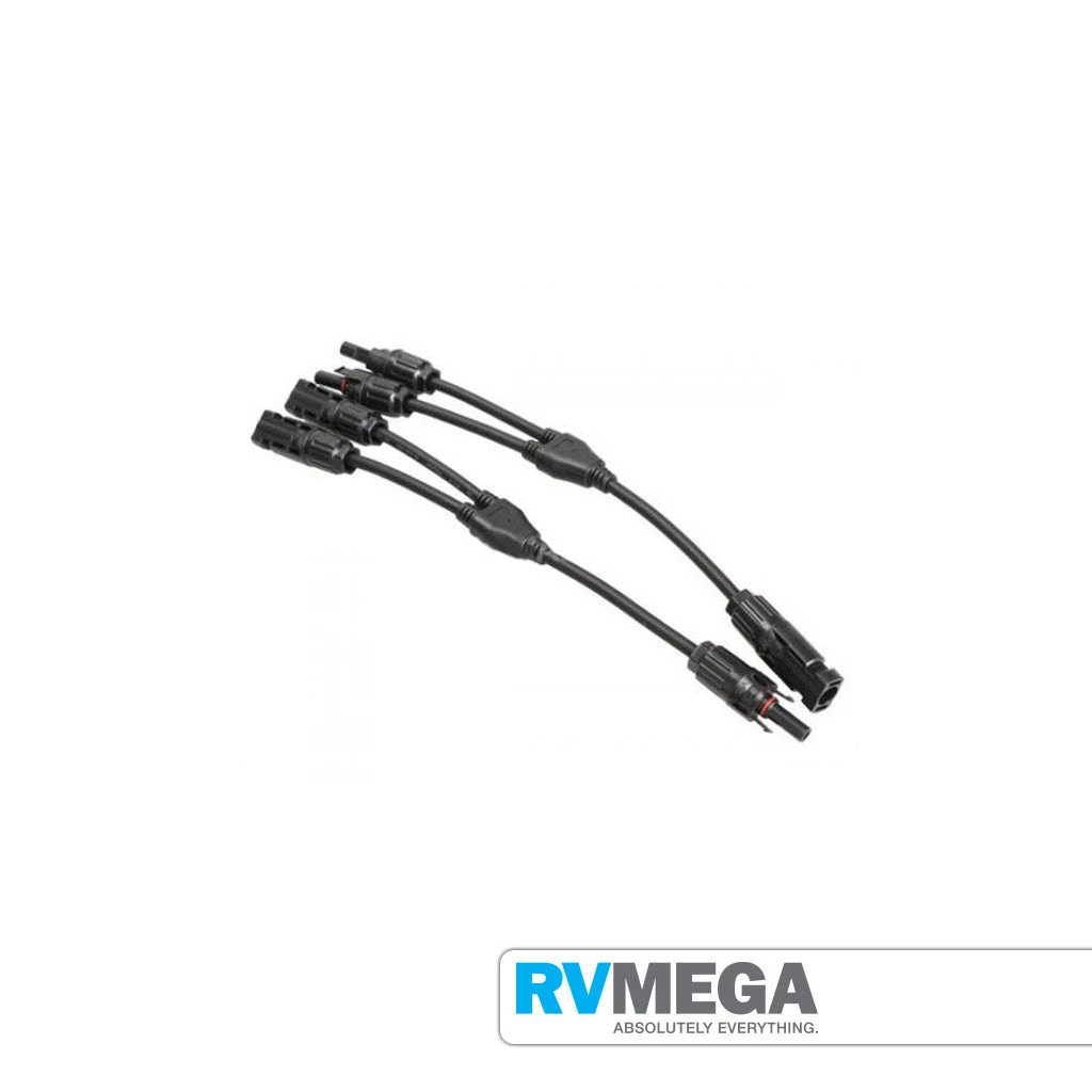 RV MEGA MC4 Y Branch Cable Set (connect Panels In Parallel) Solar Panels & Accessories 3 RV MEGA MC4 Y Branch Cable Set (connect Panels In Parallel) Solar Panels & Accessories