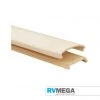 RV MEGA Renovation & New Build Hardware 22 Mm D Mould Top & Bottom Beige (2 Pce)