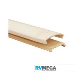 RV MEGA Renovation & New Build Hardware 22 Mm D Mould Top & Bottom Beige (2 Pce)