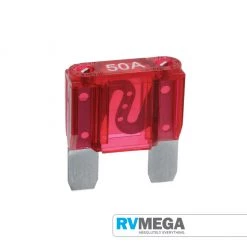 RV MEGA Blade Fuse Maxi 50 Amp Red - Each Electrical & Lighting