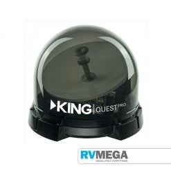 RV MEGA King Quest PRO Fully Auto Satellite Dish-Black Audio, Visual & Satellite