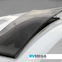 RV MEGA Skyview Curved Roof Vent, Inc Blind & Flyscreen - 760 X 706 Mm