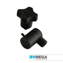 RV MEGA Windows, Stays, Blinds & Spare Parts UK Window Stay Locking Knob Black