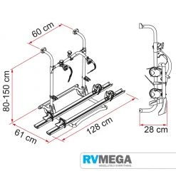 Bike Racks, E-Bikes And Accessories Fiamma Carry Bike Pro For E-Bike - Black