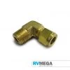 RV MEGA Brass Male Elbow 5/16 Copper Tube To 1/4 BSP. Gas Equipment