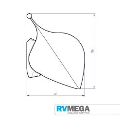 Awnings & Covers Thule 1200 Caravan Bag Awning 4.0 Metre - Wall Mounted